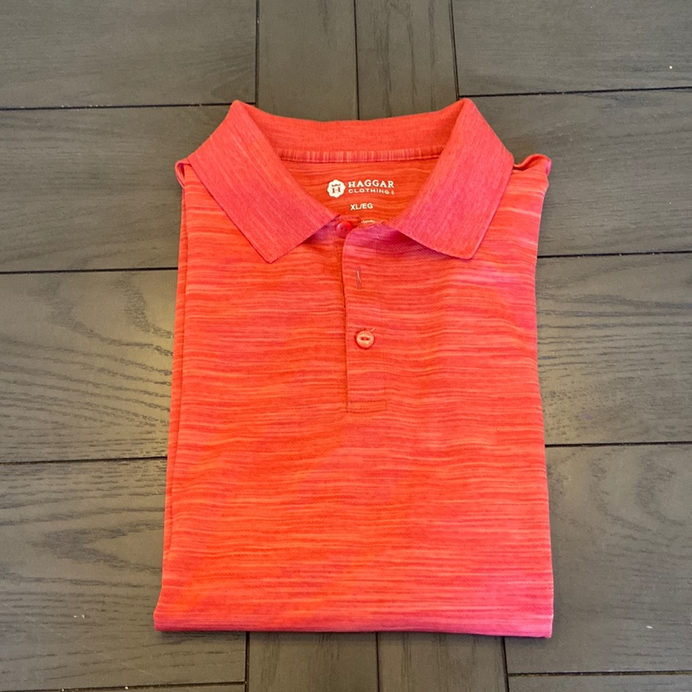 Haggar polo XL red